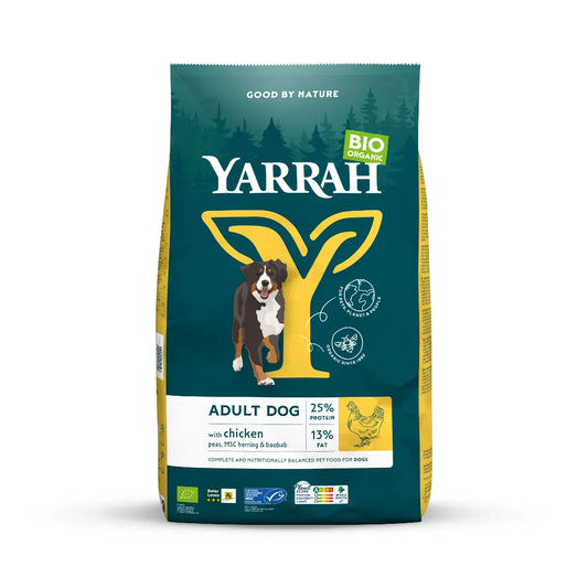 YARRAH - БИО КУЧЕШКА ХРАНА СУХА ПИЛЕ ADULT - 2 кг