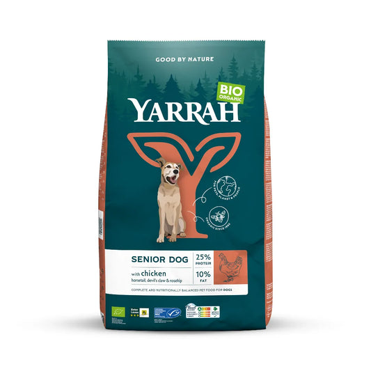 YARRAH - БИО КУЧЕШКА ХРАНА СУХА ПИЛЕ SENIOR - 2 кг